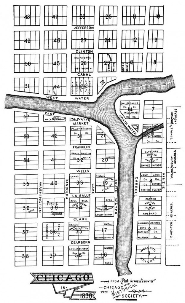 Thompson Chicago Plat 1830