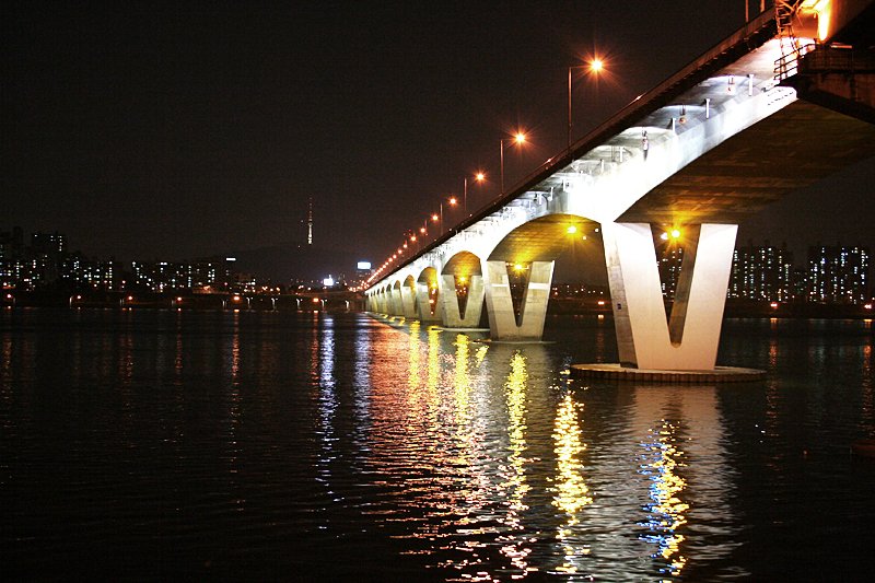 Yeoido Bridge Han River Seoul