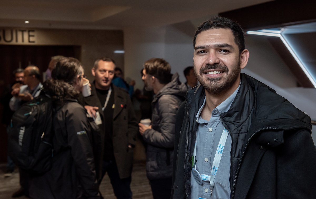 Sergio Aguilar Romero attending 115 IETF London 001