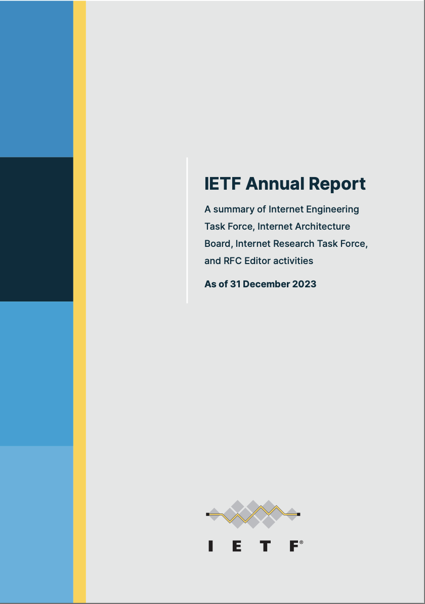 IETF Annual Report 2023 cover image